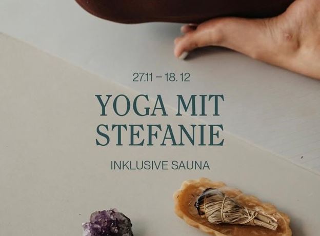 Yoga mit Stefanie in der Salzgrotte im Gasthof Post Dalaas